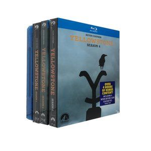 YELLOWSTONE Season 1-4 Blu -ray Discs New Sealed* Fast Shipping * Box Set